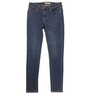 Levis Curvy Skinny Womens 29 (29X29) Jeans Mid Rise Stretch Blue Denim